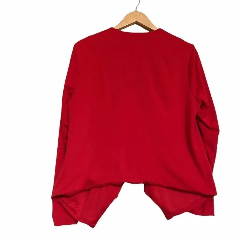 Red Torrid Size 0 Tuxedo Blazer